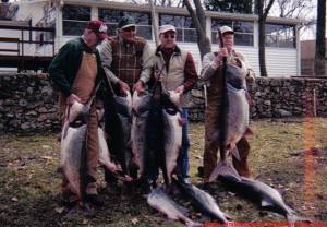 Group of spoonbill caught with Jim's Guide Service on Grand Lake